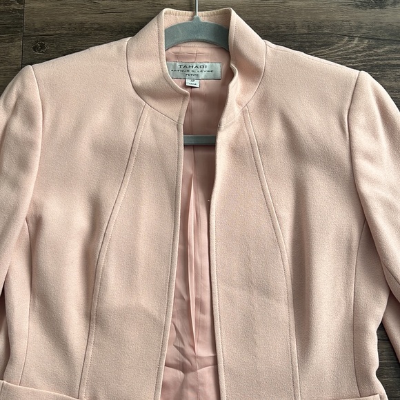 Tahari Light Pink Women's Blazer Jacket - Picture 5 of 7